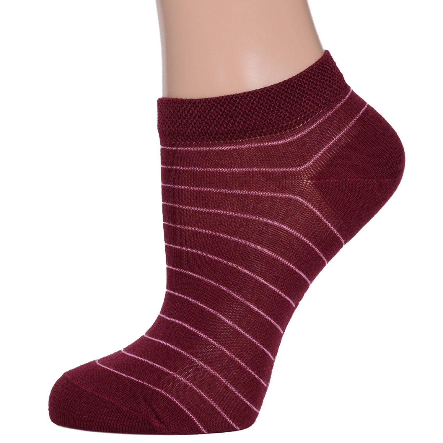 фото Носки женские grinston socks 15d34 бордовые 25