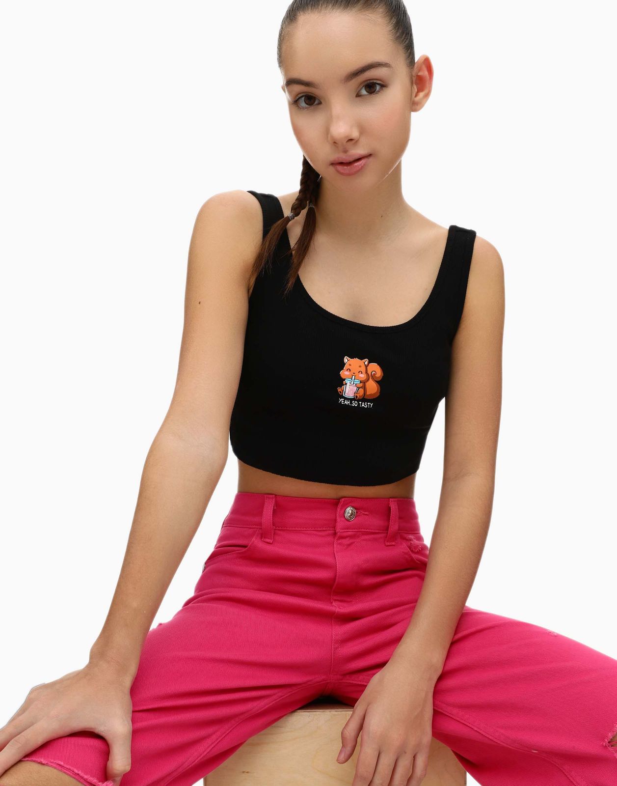 

Топ для девочки Gloria Jeans GTN004173 черный 8-10л/140, GTN004173