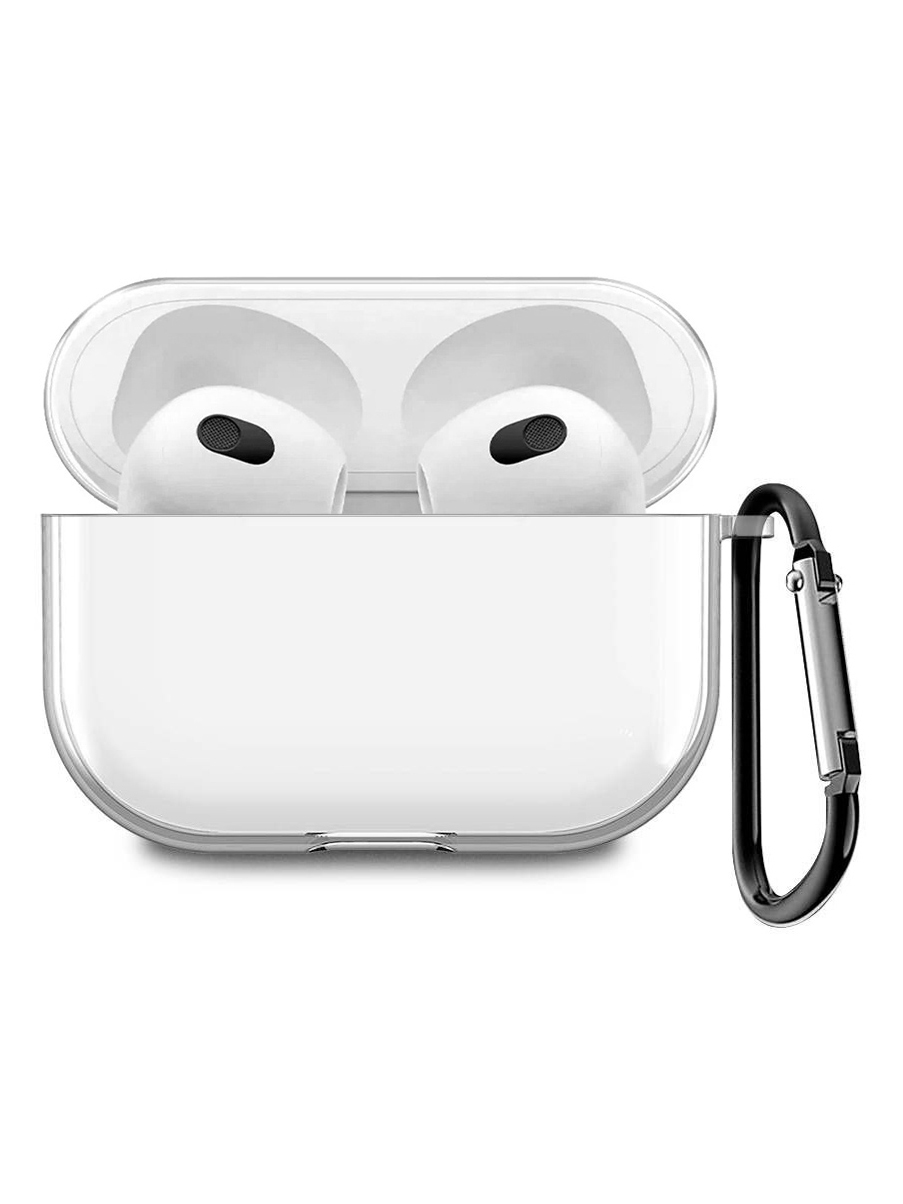 

Силиконовый чехол для наушников Apple Airpods 3 силиконовый, Прозрачный, 200008678