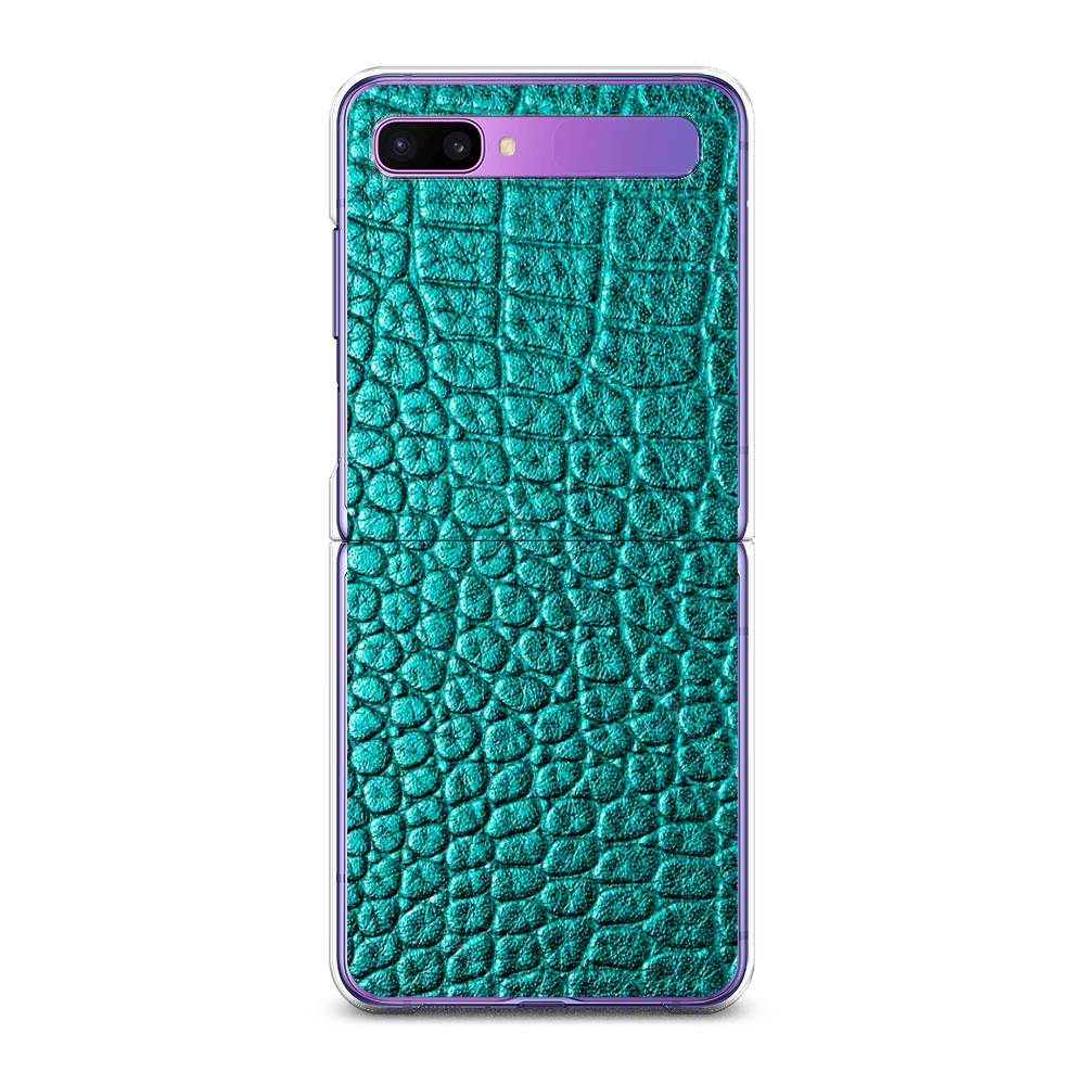 

Чехол Awog для Samsung Galaxy Z Flip 1 "Бирюзовая змея", 2107150-3