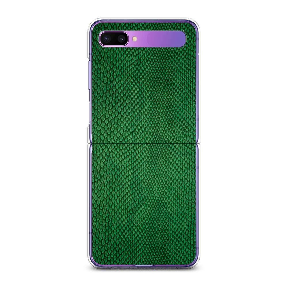 

Чехол Awog для Samsung Galaxy Z Flip 1 "Изумрудная змея", 2107150-3