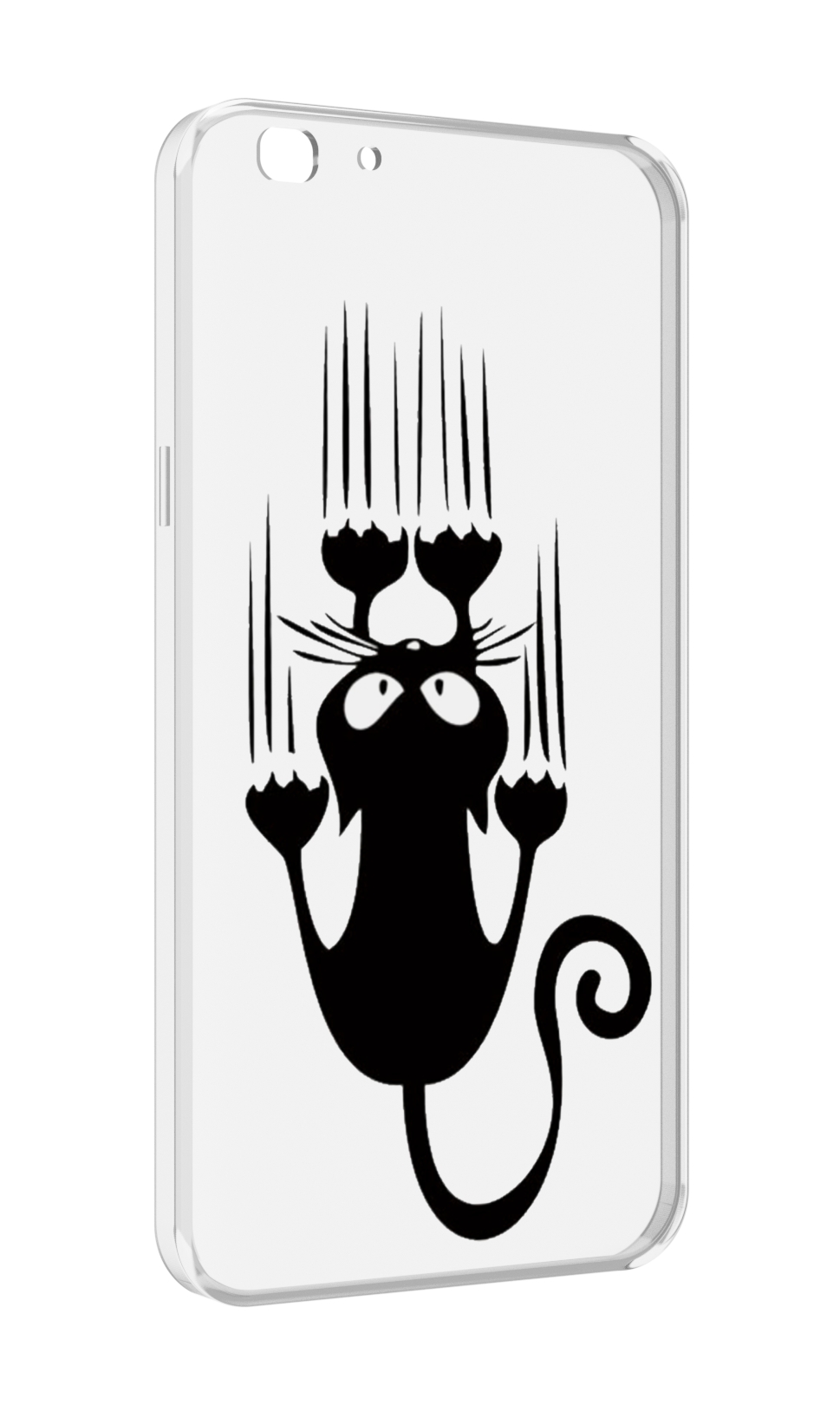 

Чехол MyPads Свисающий-кот для Oppo A77/F3 (2017 год), Прозрачный, Tocco