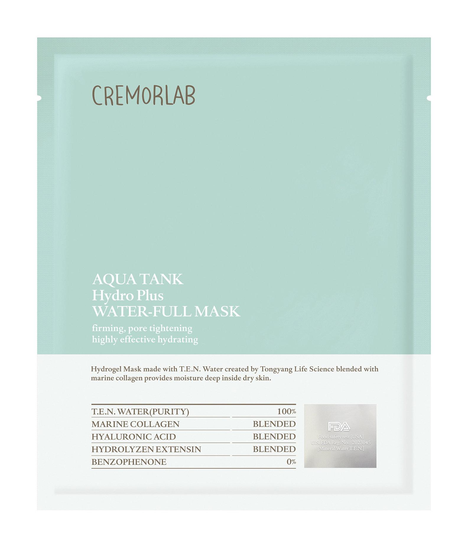 

Маска для лица Cremorlab Aqua tank Hydro plus Water-full Mask интенсивно увлажняющая 1 шт.