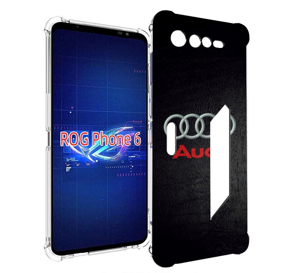 

Чехол MyPads audi 6 мужской для Asus ROG Phone 6, Прозрачный, Tocco