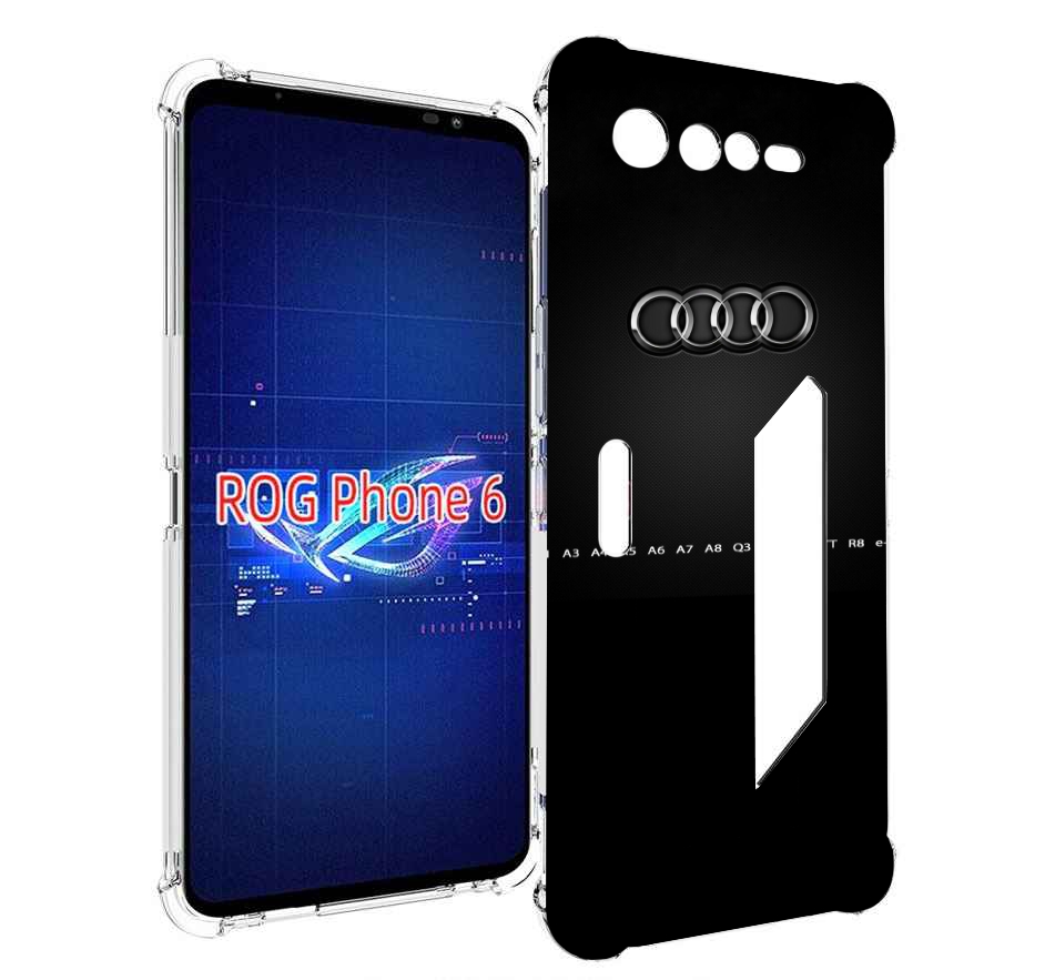 

Чехол MyPads audi 1 мужской для Asus ROG Phone 6, Прозрачный, Tocco