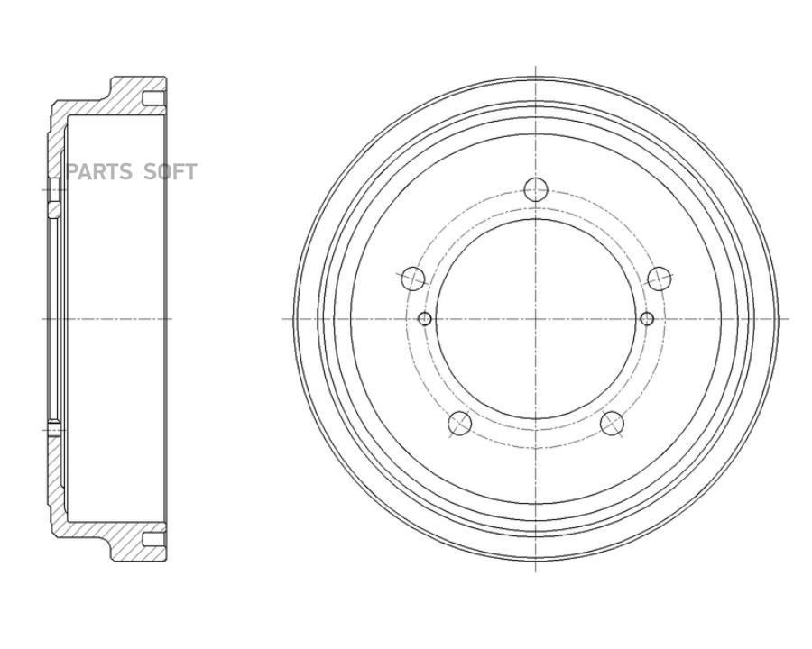 G-Brake Gd06268 Барабан Тормозной G-Brake Gd-06268