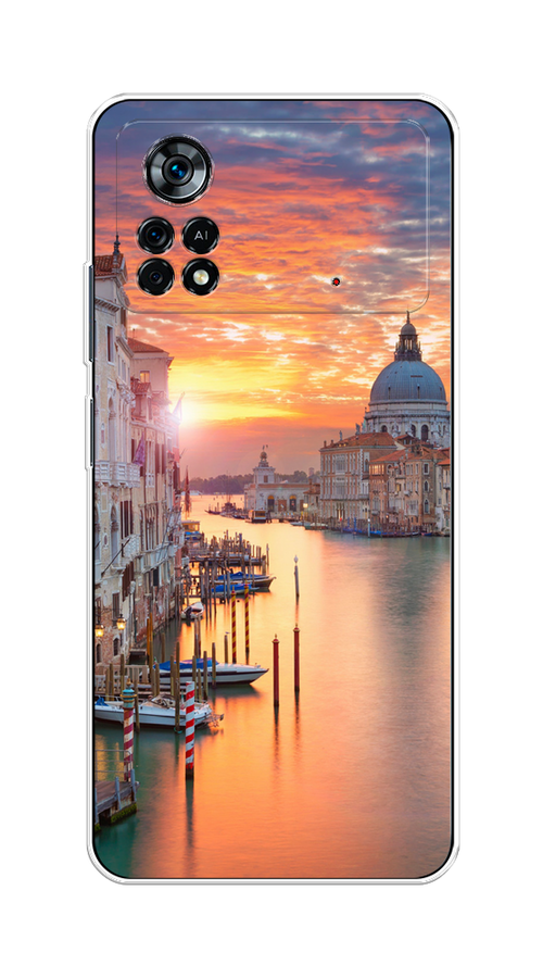 

Чехол на Xiaomi Poco X4 Pro 5G "Восход 11", Розовый;оранжевый, 313150-2