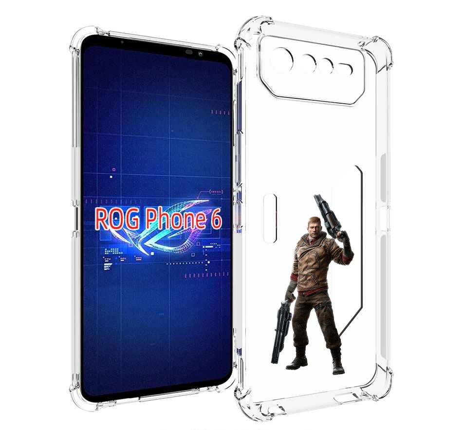 

Чехол MyPads Wolfenstein для Asus ROG Phone 6, Прозрачный, Tocco