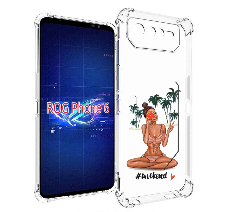 

Чехол MyPads Weekend для Asus ROG Phone 6, Прозрачный, Tocco