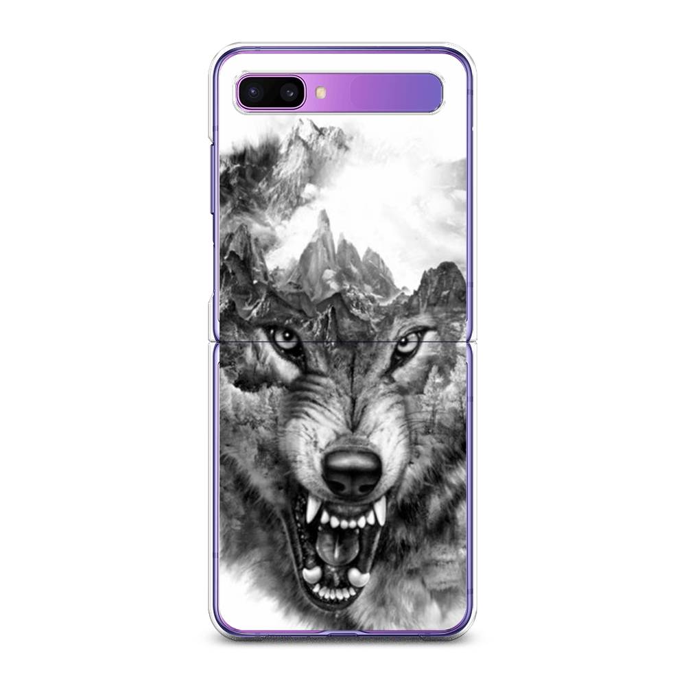 

Чехол Awog для Samsung Galaxy Z Flip 1 "Волк в горах", 2107150-1