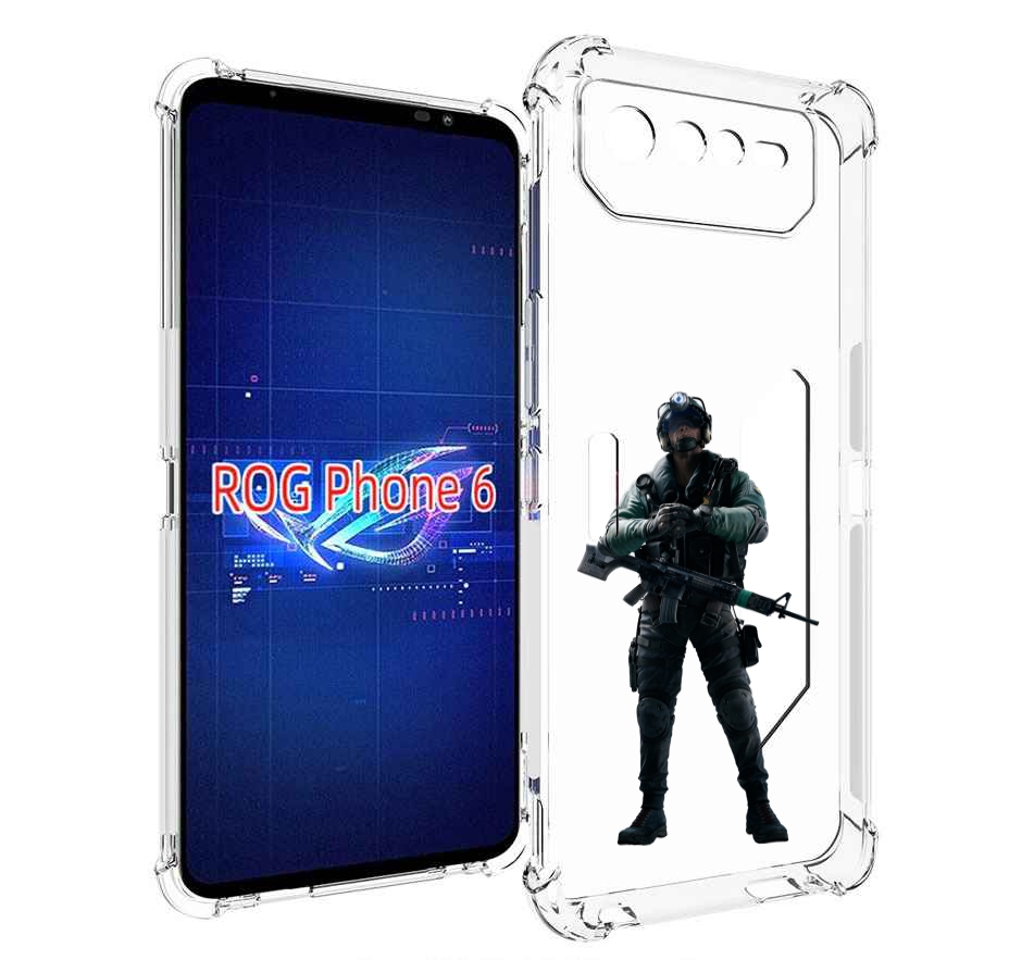 

Чехол MyPads Tom-Clancy's-Rainbow-Six-2 для Asus ROG Phone 6, Прозрачный, Tocco