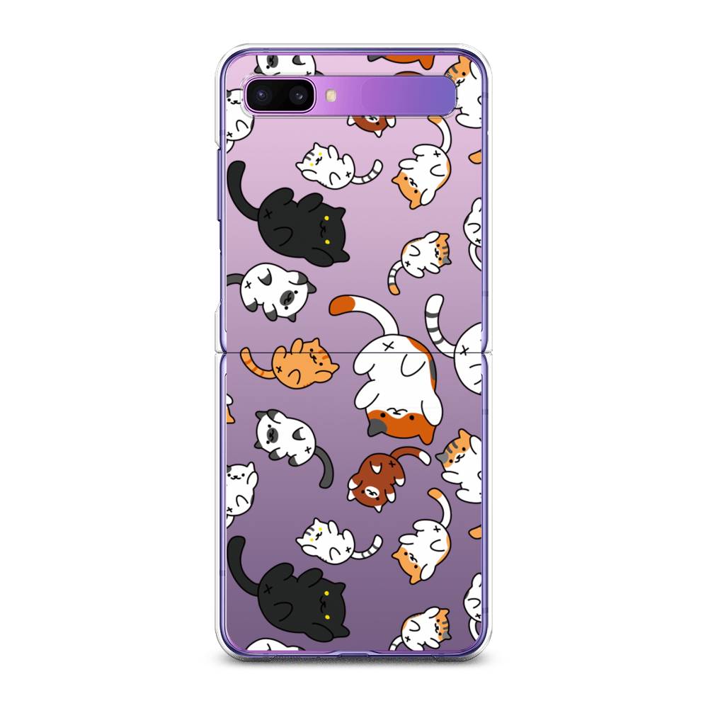 

Чехол Awog для Samsung Galaxy Z Flip 1 "Котопад", 2107150-7