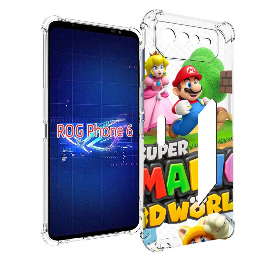 

Чехол MyPads Super Mario 3D World для Asus ROG Phone 6, Прозрачный, Tocco