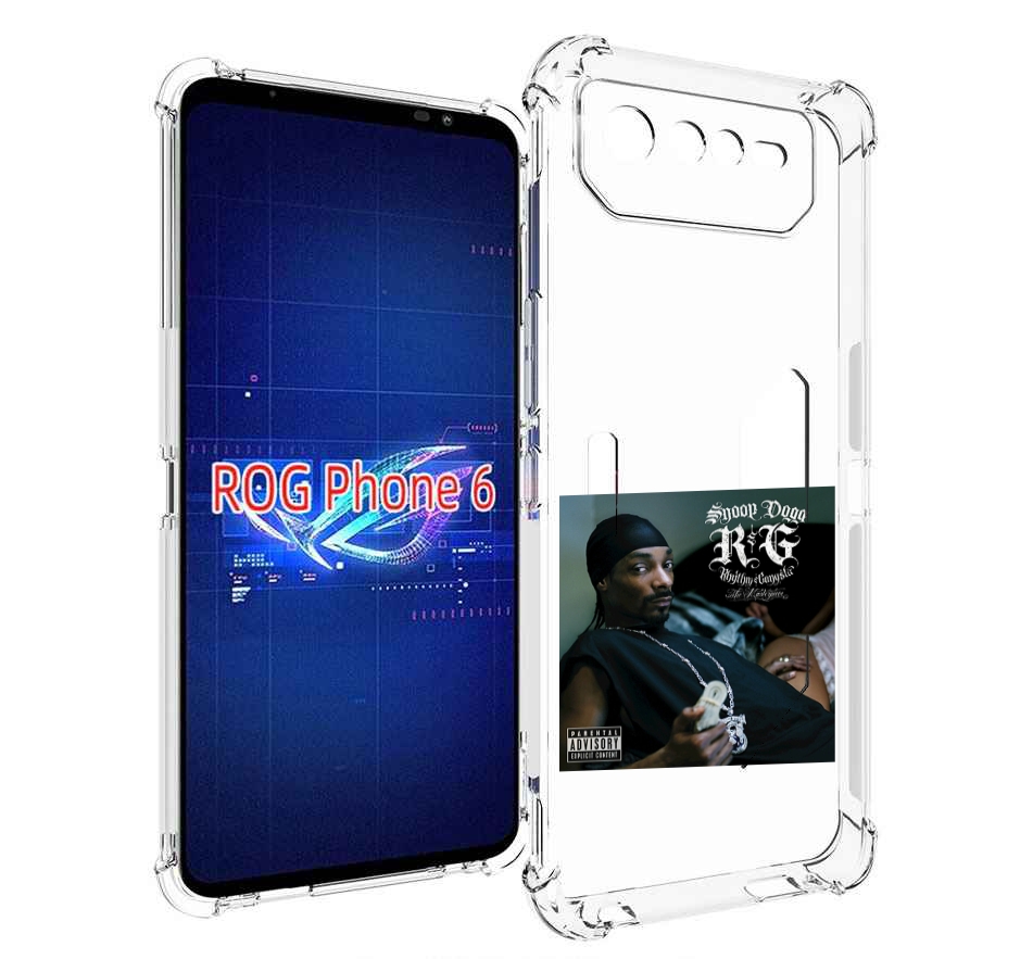 

Чехол MyPads Snoop Dogg R&G (RHYTHM & GANGSTA) для Asus ROG Phone 6, Прозрачный, Tocco