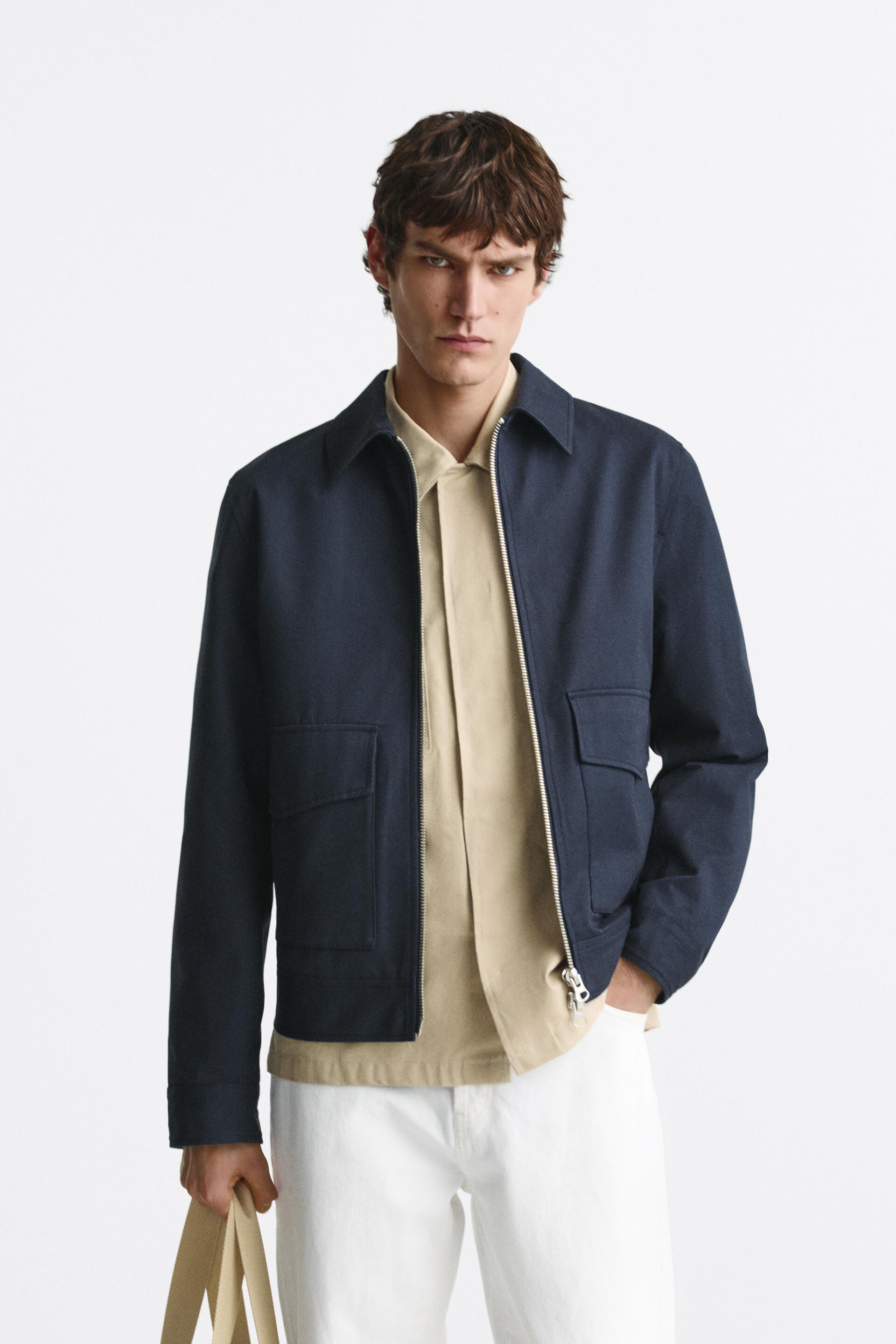 

Жакет мужской ZARA 00706482 синий XL (доставка из-за рубежа), 00706482