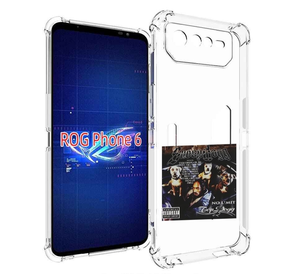 

Чехол MyPads Snoop Dogg NO LIMIT TOP DOGG для Asus ROG Phone 6, Прозрачный, Tocco