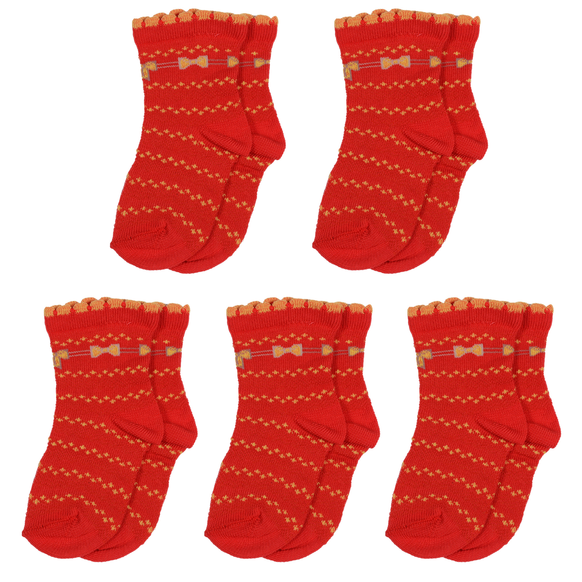 

Носки детские LorenzLine 5-Л23 цв. красный; желтый р. 14-16, 5-Л23