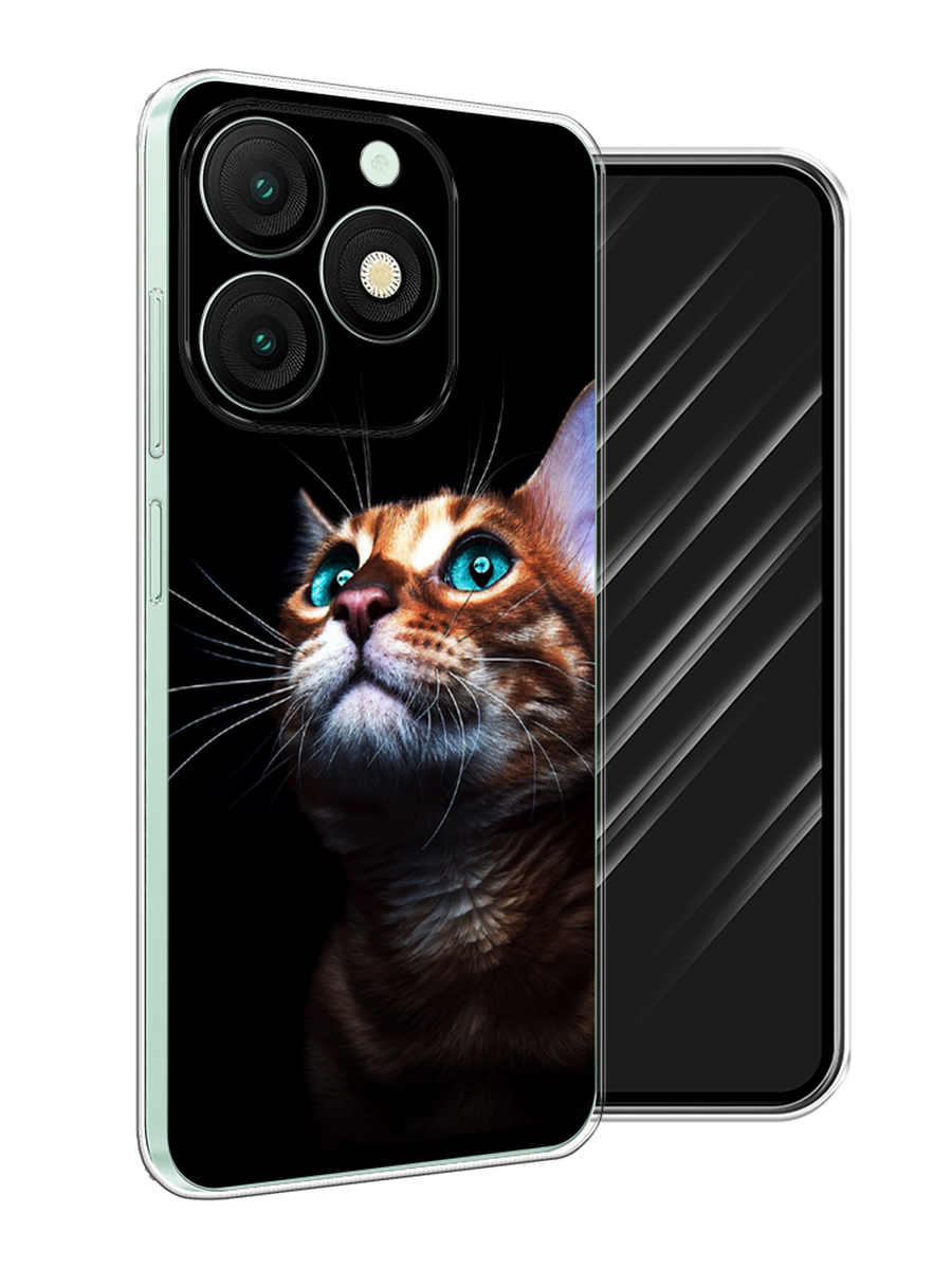 

Чехол Awog на Itel A50 "Мечтательный кот", Коричневый, 3202250-1