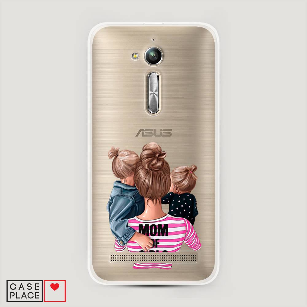 фото Чехол awog "mom of girls" для asus zenfone go zb500kl