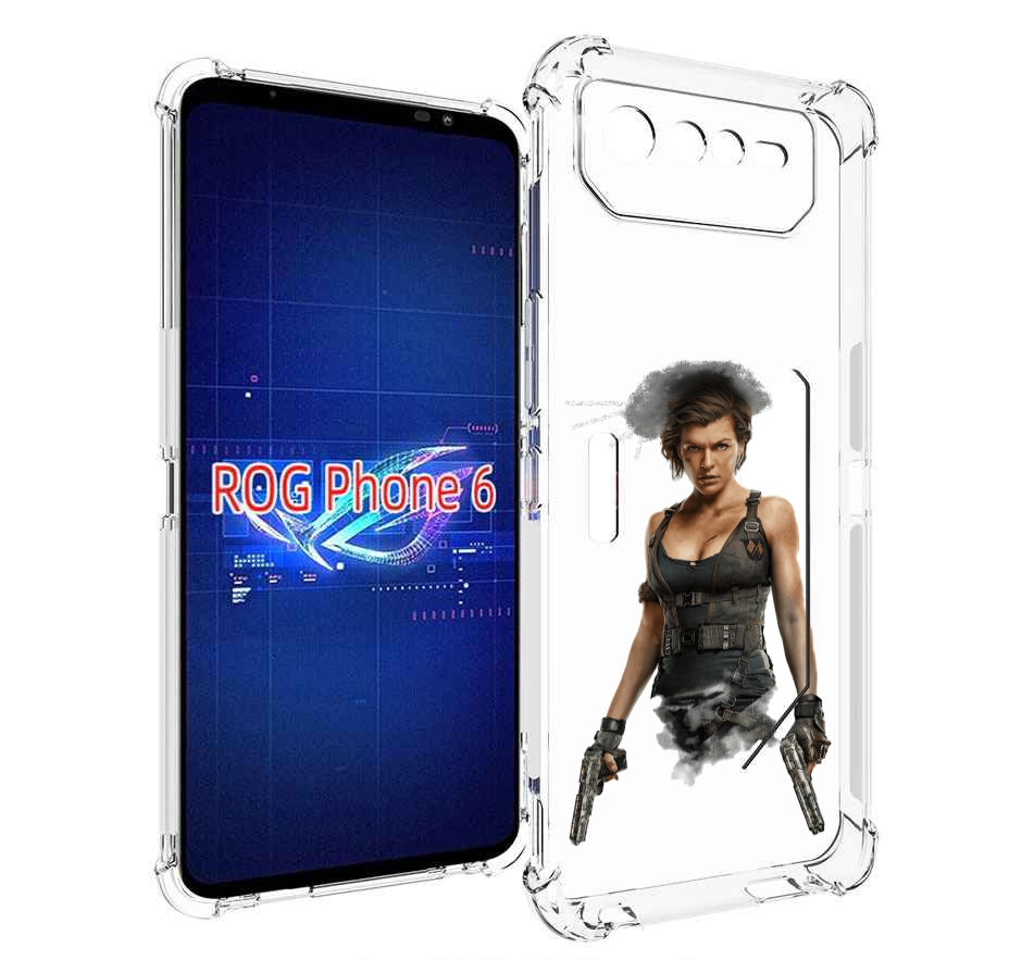 

Чехол MyPads Resident-Evil для Asus ROG Phone 6, Прозрачный, Tocco