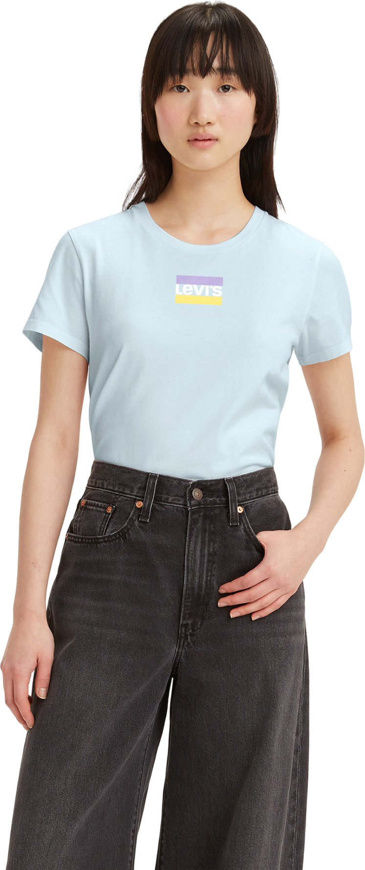 Футболка женская Levi's Women The Perfect Tee голубая M