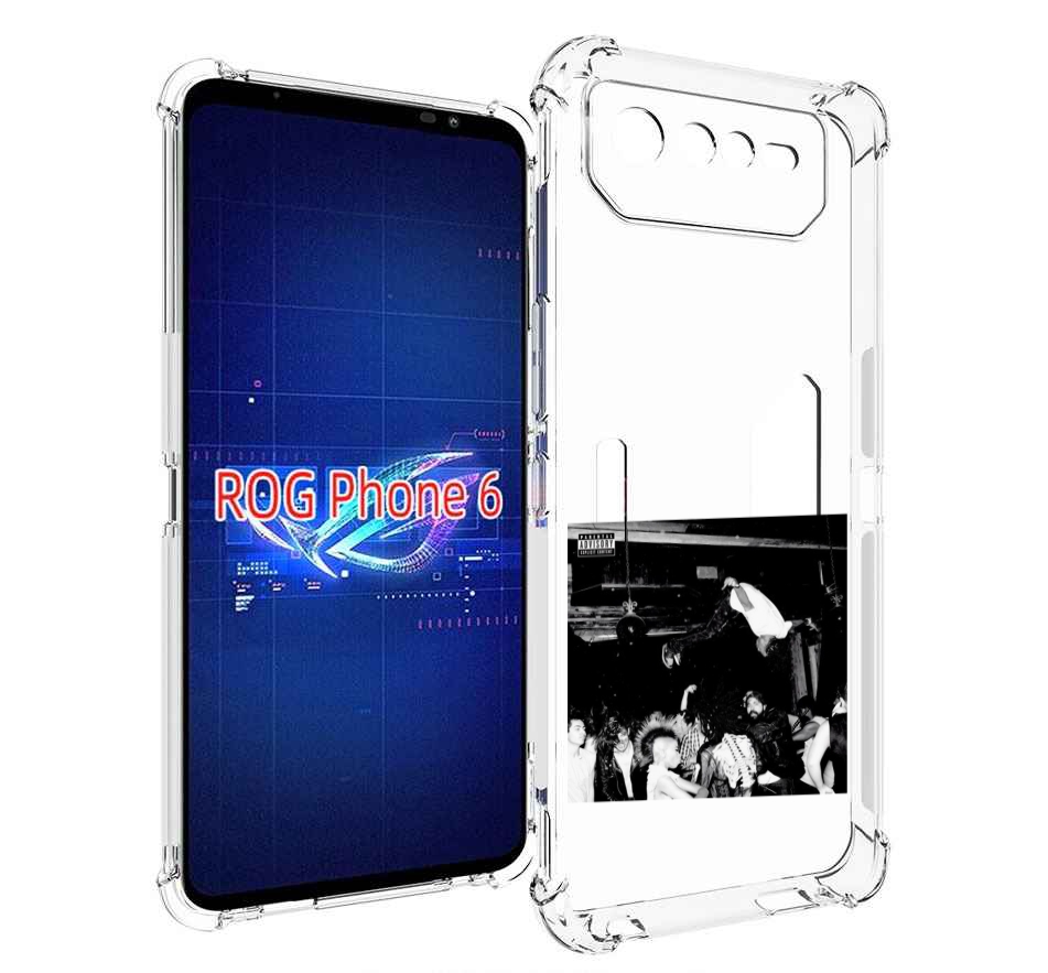 

Чехол MyPads Playboi Carti - Die Lit для Asus ROG Phone 6, Прозрачный, Tocco