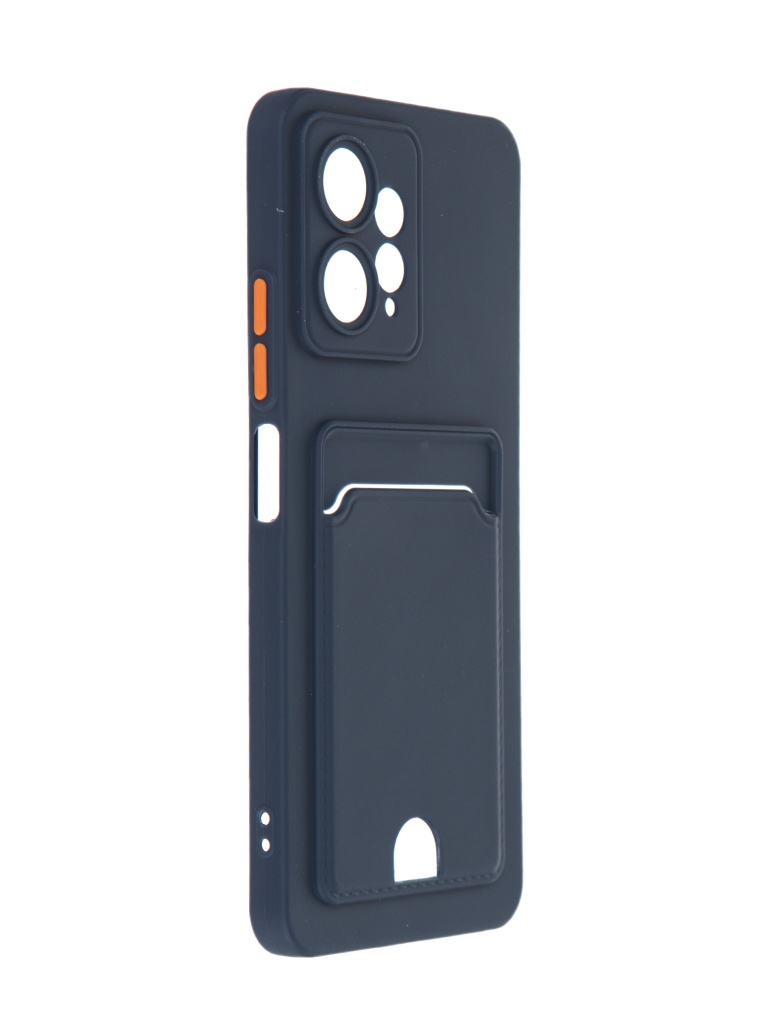 

Чехол Neypo для Xiaomi Redmi Note 12 4G Pocket Matte Silicone с карманом Dark Blue NPM6561, Синий, Xiaomi Redmi Note 12 4G