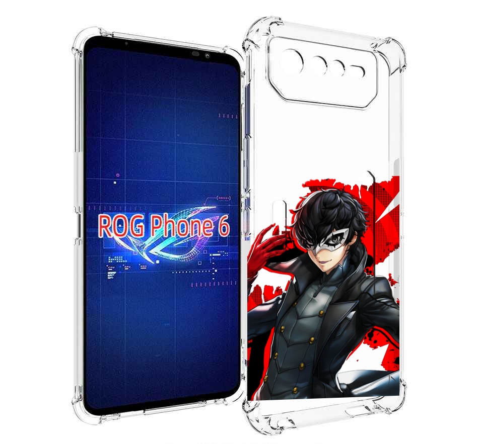 

Чехол MyPads Persona 5 для Asus ROG Phone 6, Прозрачный, Tocco