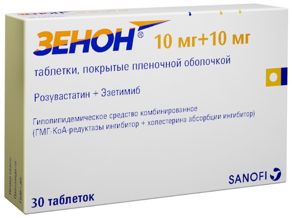 Купить Зенон таблетки 10 мг+10 мг 30 шт., Sanofi Aventis