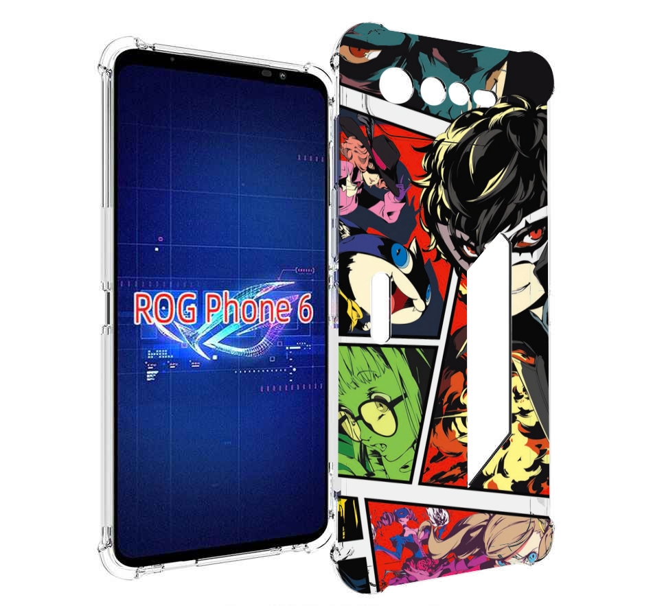 

Чехол MyPads Persona 5 art для Asus ROG Phone 6, Прозрачный, Tocco
