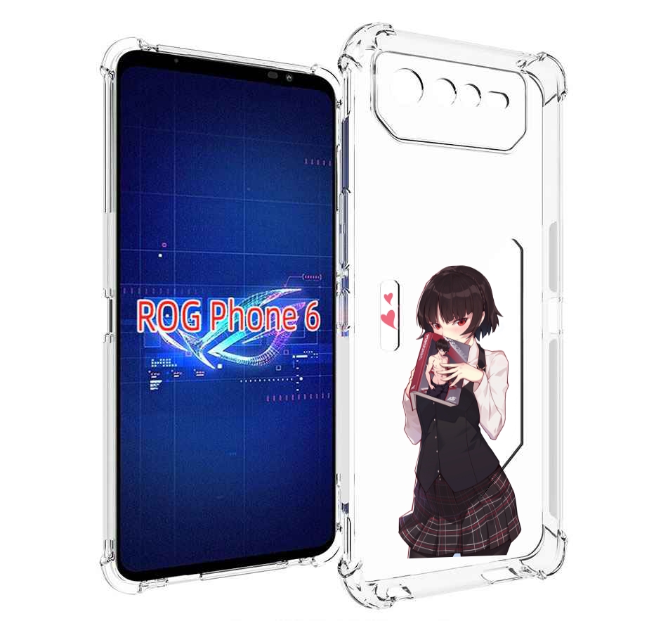 

Чехол MyPads Persona 5 - Makoto Niijima для Asus ROG Phone 6, Прозрачный, Tocco