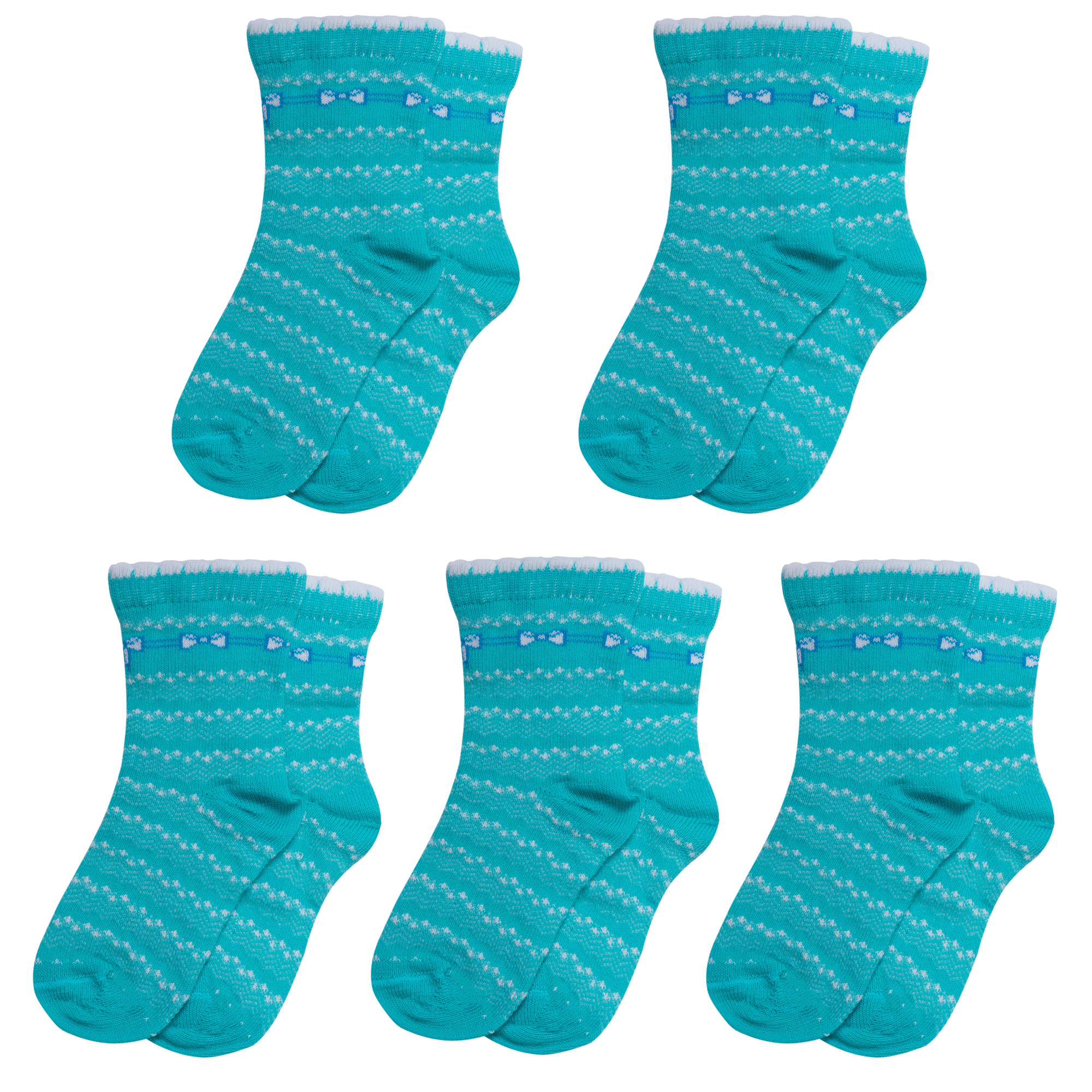 

Носки детские LorenzLine 5-Л23 цв. бирюзовый; белый р. 10-12, 5-Л23