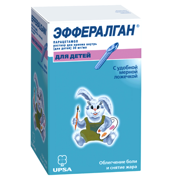 Купить Эффералган для детей раствор для приема внутрь 30 мг/мл флакон 90 мл, УПСА САС