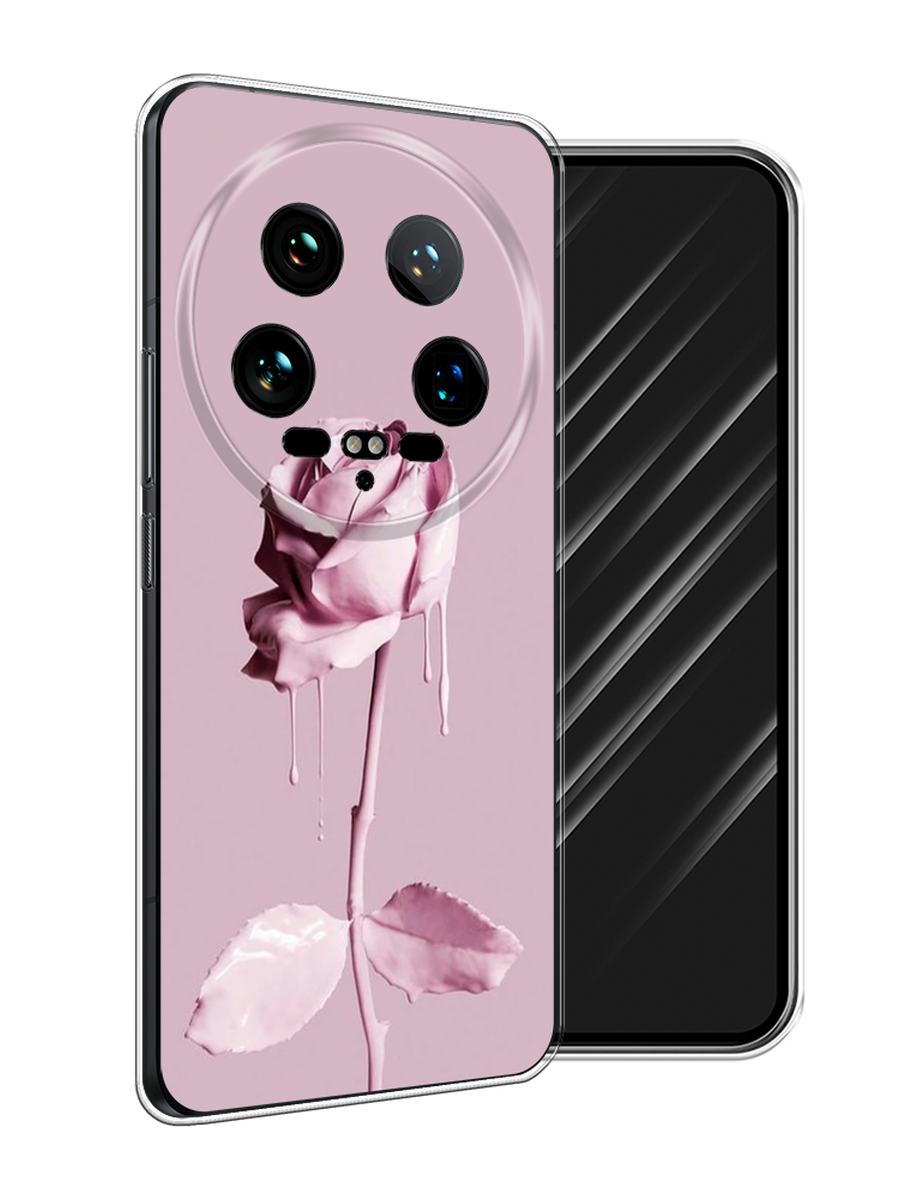 

Чехол Awog на Xiaomi 14 Ultra "Роза в краске", Белый;розовый, 321850-1