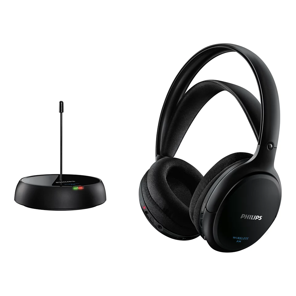 фото Беспроводные наушники philips shc5200 black (shc5200)