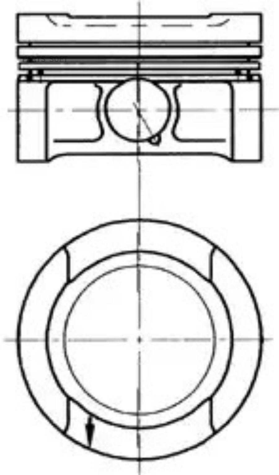 

Поршень KOLBENSCHMIDT 94503710 Dm.81.00x1.2x1.5x2.0 +0.25