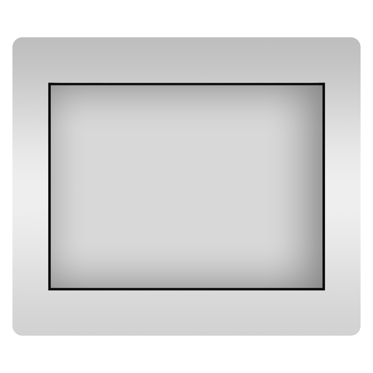 фото Влагостойкое прямоугольное зеркало wellsee 7 rays' spectrum 172200770, 120х80 см