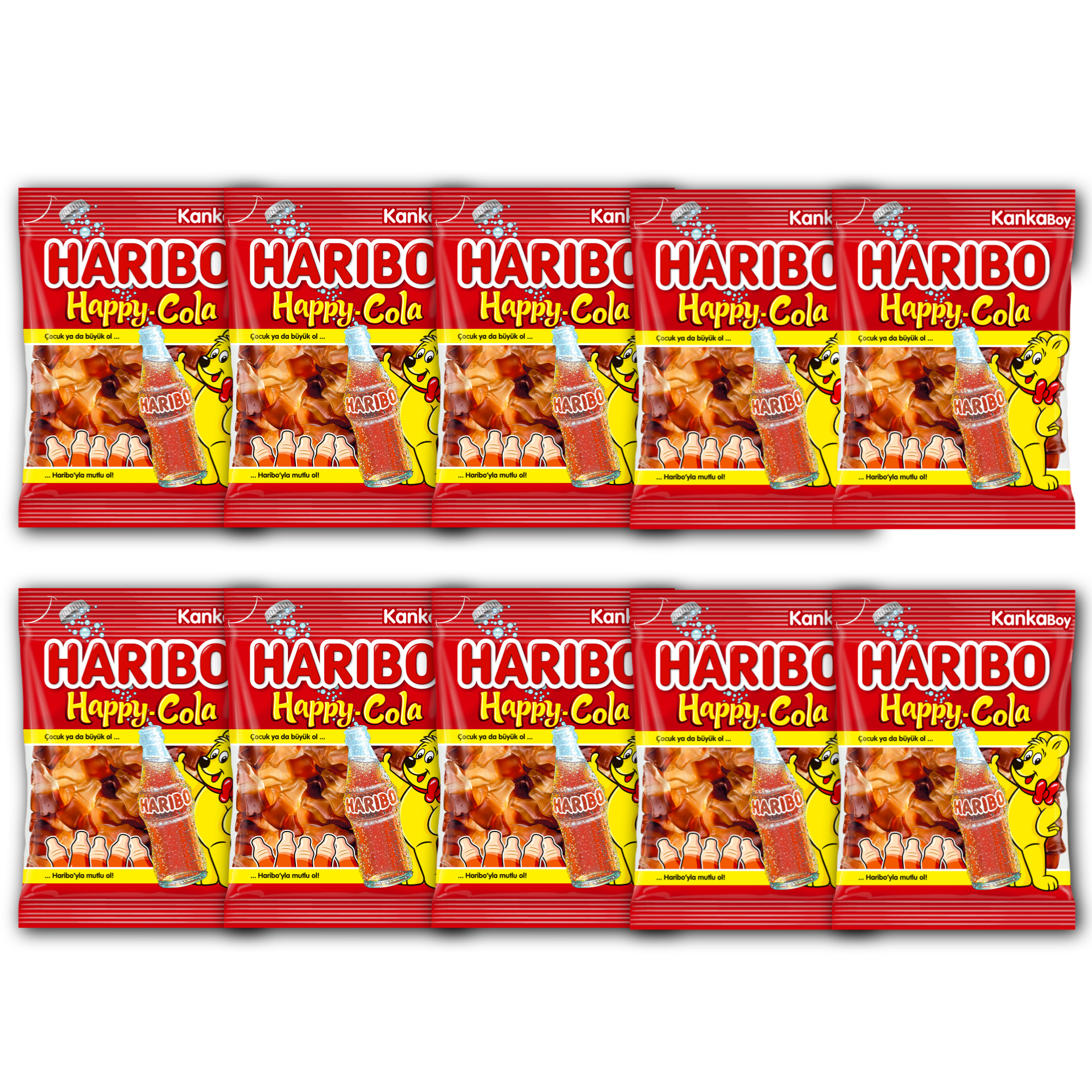 Мармелад ХАРИБО (HARIBO) Кола, 80 г х 10 шт