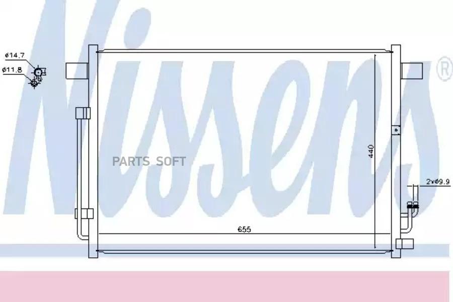 

Радиатор кондиционера Nissens 940403