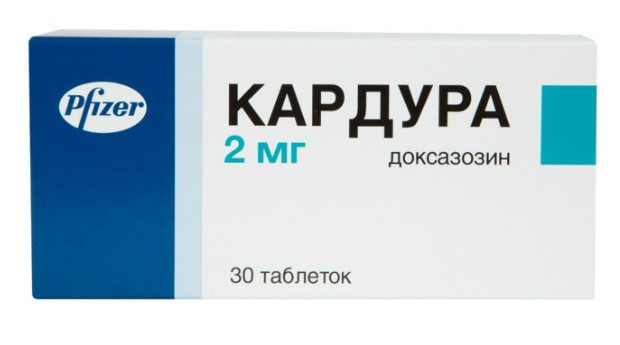 Купить Кардура таблетки 2 мг 30 шт., Pfizer