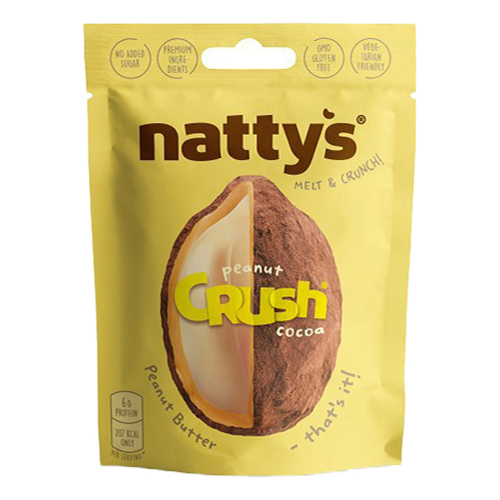 Драже Nattys Crush Peanut с арахисом в арахисовой пасте и какао 35 г