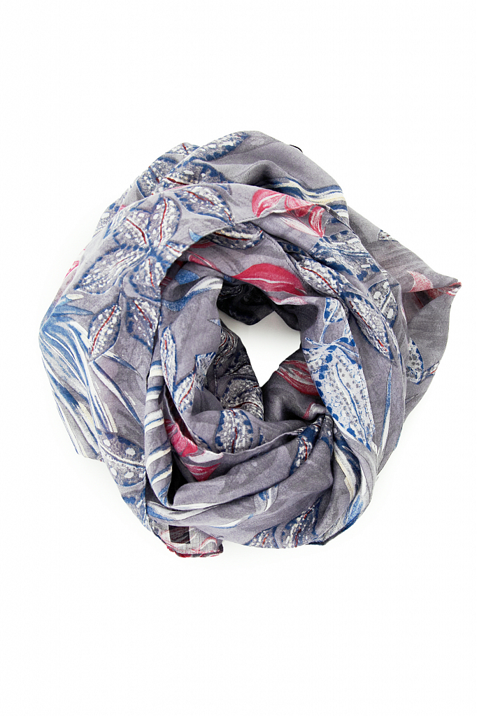 

Шарф женский Finn Flare A20-11407 серый, A20-11407