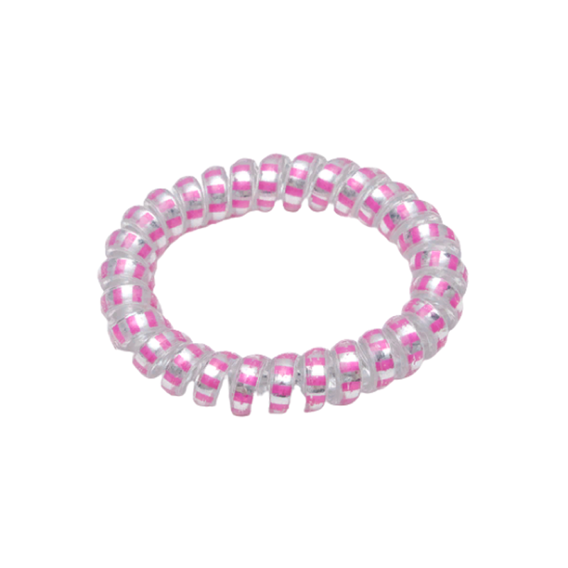

Резинка для волос Accessories Пружинка Полосочки 5 см Микс 1 шт