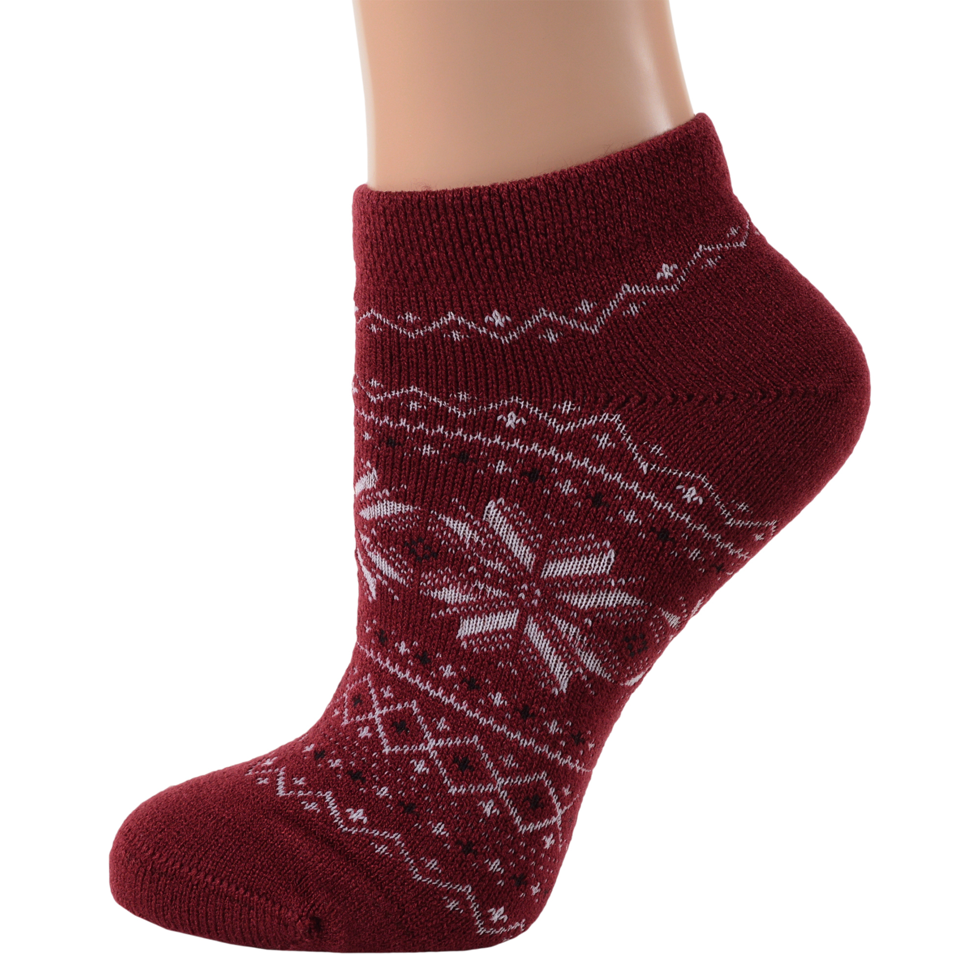 фото Носки женские grinston socks 17d4 бордовые 25