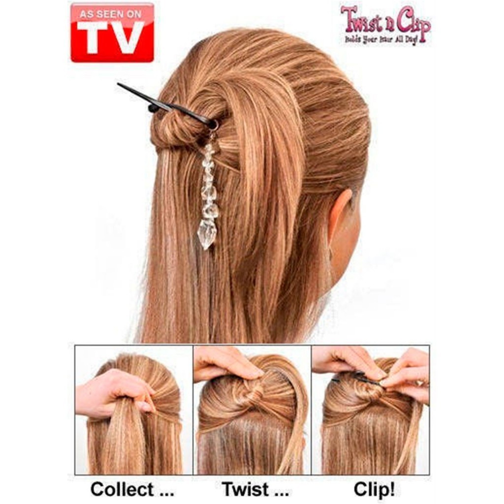 

Заколки для волос TWIST N CLIP, Черный;коричневый, 00100716