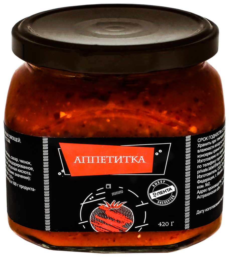 

Аппетитка Лента Выбор экспертов 420 г
