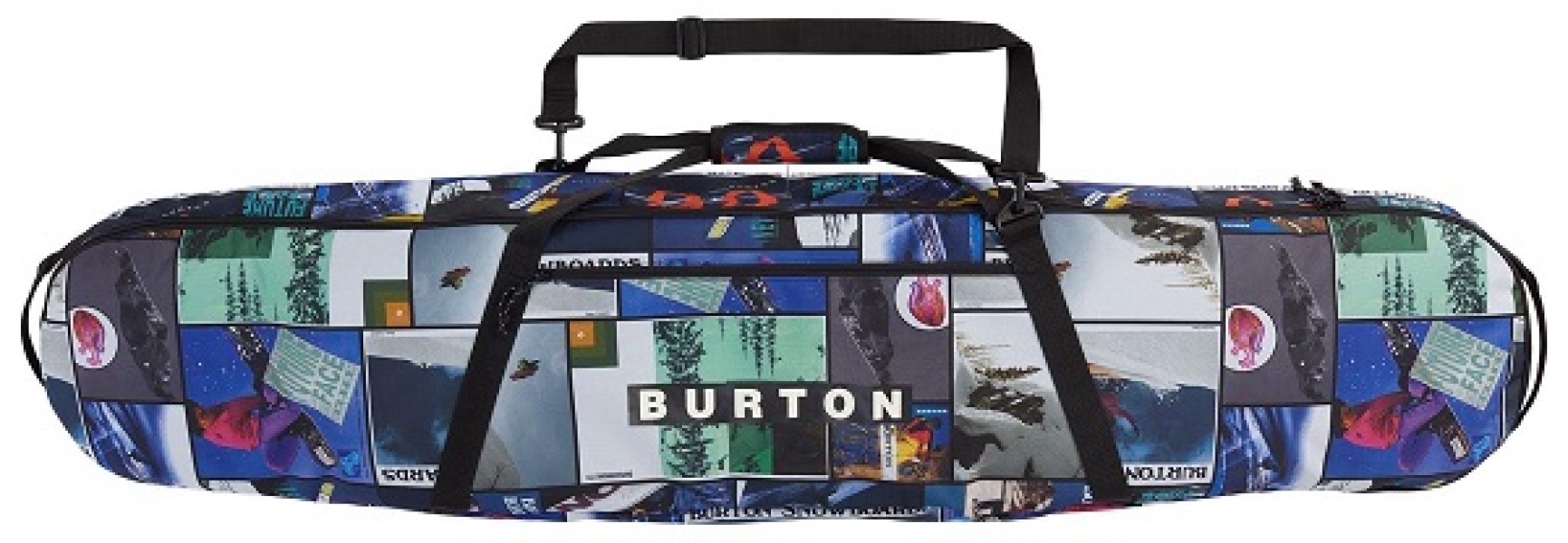 фото Чехол для сноуборда burton 2020-21 board sack catalog collage prt (см:166), 2020-21