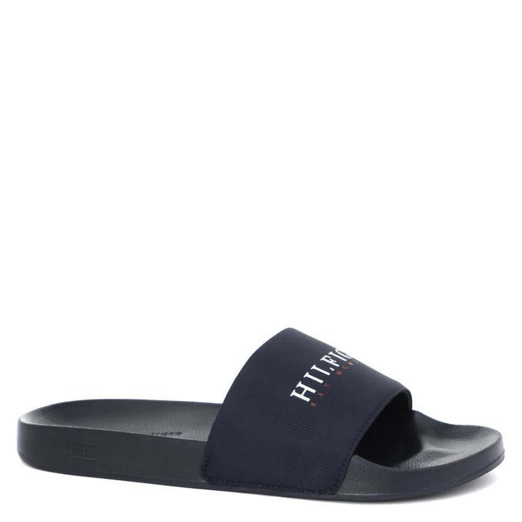 

Шлепанцы мужские Tommy Hilfiger FM0FM03886 синие 44 EU, FM0FM03886