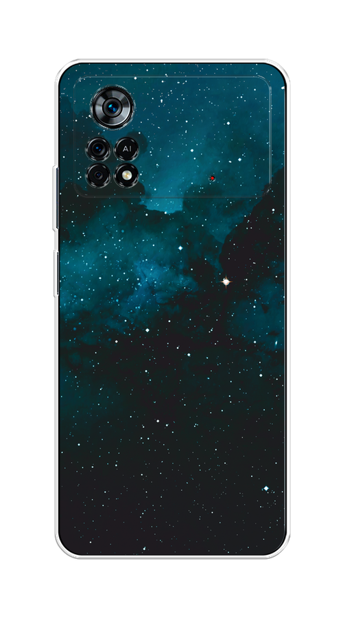 

Чехол на Xiaomi Poco X4 Pro 5G "Синий космос", 313150-2