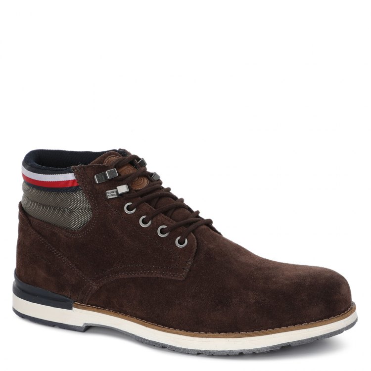 фото Ботинки мужские tommy hilfiger fm0fm03817 коричневые 43 eu